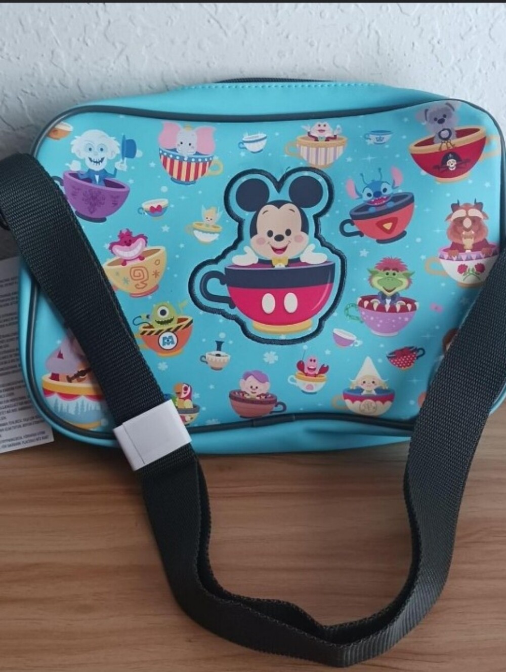 Disney Blue Mickey Teacup Crossbody Bag